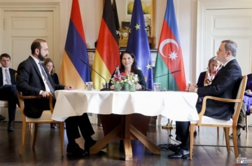 Almaniyada Azərbaycan-Ermənistan danışıqlarının birinci günü başa çatıb
