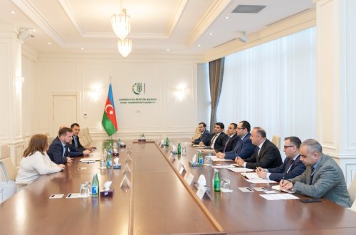 Almaniyanın aqrar sahədə ixtisaslaşmış şirkətlərinin nümayəndələri ilə görüş keçirilib