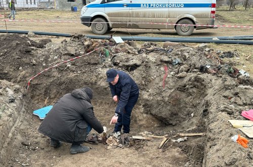 Xocalıda kütləvi məzarlıqdan daha beş nəfərin qalıqları tapılıb