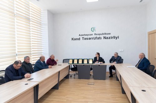 Yüksək məhsuldarlıq göstəricilərinə görə fərqlənən fermerlər mükafatlandırılıb