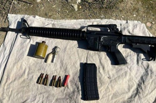 Bakıda vətəndaşdan silah-sursat aşkar edilərək götürülüb