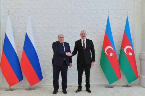 İlham Əliyevin Rusiya Hökumətinin sədri ilə görüşü olub - YENİLƏNİB + FOTO