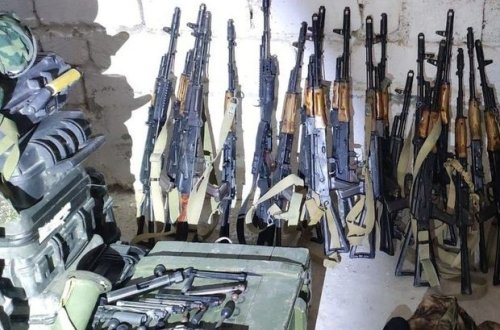 Xankəndidə silah-sursat aşkarlanıb