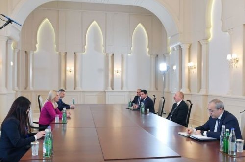 İlham Əliyev Jelka Tsviyanoviçi qəbul edib - YENİLƏNİB + FOTO