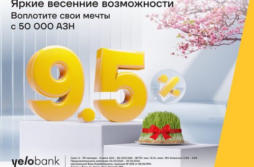 Яркие весенние возможности от Yelo Bank
