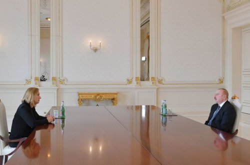 İlham Əliyev İsrailin sabiq xarici işlər nazirini qəbul edib