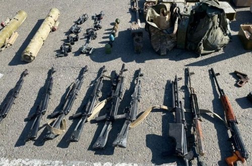 Xankəndidə pulemyot, qumbaraatan və xeyli sayda silah-sursat tapılıb