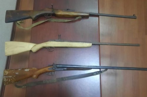 Beyləqanda ov silahları polisə təhvil verilib