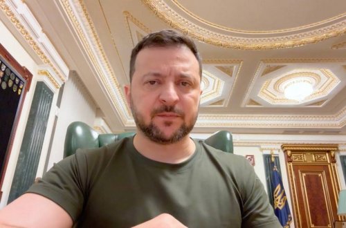 Zelenski: Rusiya bir həftə ərzində Ukraynaya təxminən 190 raket və 140 “Şahid” atıb