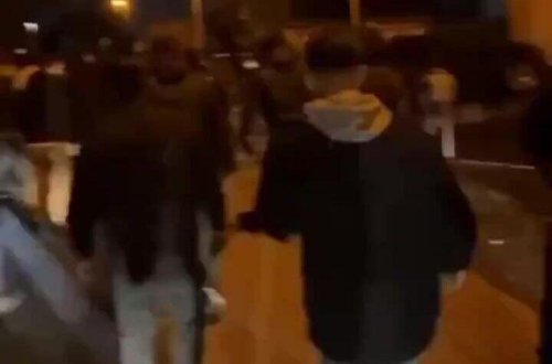 Belçikada PKK tərəfdarları ilə türklər arasında qarşıdurma - VİDEO