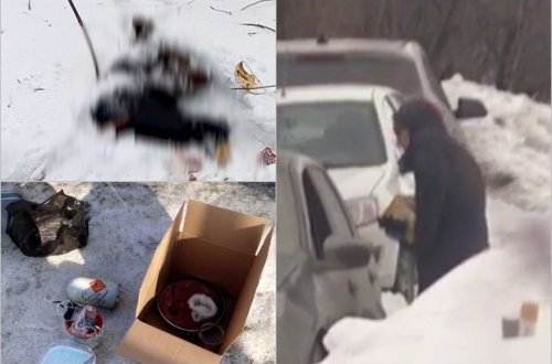 Rusiyada daha bir terrorun qarşısı alınıb: Bomba terrorçunun üzərində partladı - VİDEO