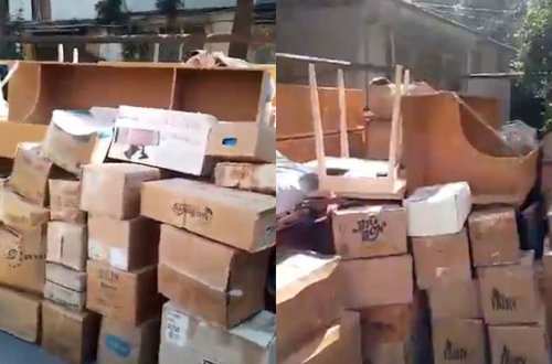 Bakıda tanınmış alim əşyaları ilə birlikdə küçəyə atıldı - VİDEO