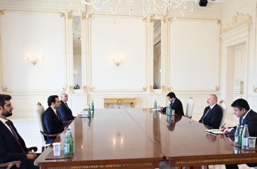 Azərbaycan Prezidenti İlham Əliyev Müsəlman Ağsaqqalları Şurasının Baş katibini qəbul edib - YENİLƏNİB + FOTO