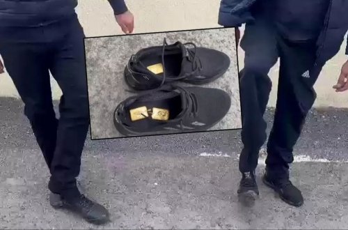 Türkiyədə ayaqqabılarında qaçaq qızıl külçələr tapılan ermənilər saxlanılıb