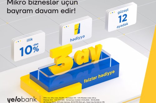Yelo Bank mikro sahibkarlar üçün bahar kampaniyasına başladır