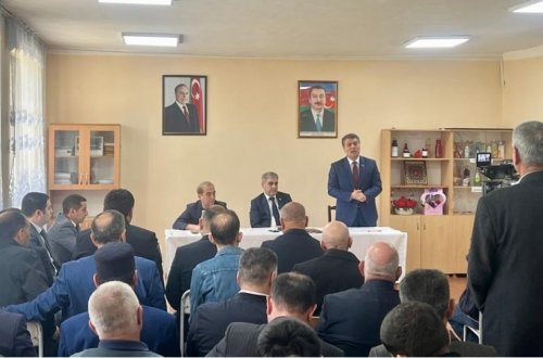 Məzahir Əfəndiyev Göyçayda növbəti vətəndaş qəbulu keçirib - FOTO