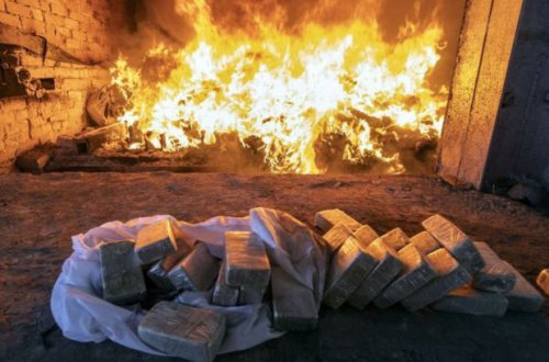 Məhkəmə qərarları ilə müsadirə olunmuş narkotik vasitələr məhv edilib