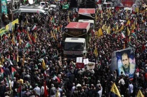 Dəməşqdə öldürülən İnqilab Keşikçiləri üçün dəfn mərasimi keçirildi