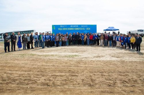 “Yaşıl dünya naminə həmrəylik ili” çərçivəsində növbəti ağacəkmə aksiyası keçirilib