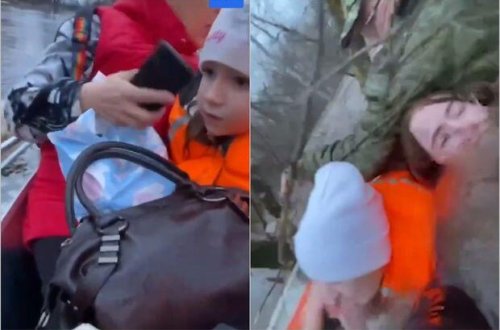 İçində uşaqlar olan qayıq çevrildi - ANBAAN VİDEO