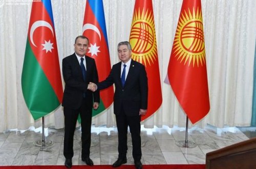 Azərbaycanın xarici işlər naziri Qırğız həmkarı ilə görüşüb - FOTO