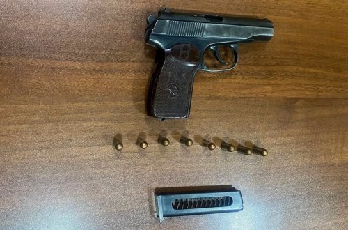 Binədə üzərində silah gəzdirən şəxs saxlanılıb