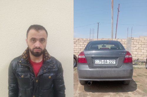 Abşeronda avtoxuliqanlıq edən şəxs həbs olunub - FOTO