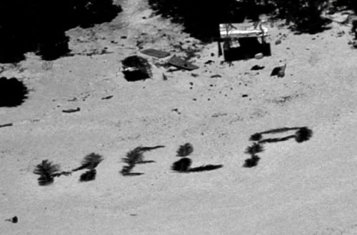 Kimsəsiz adada qalan dənizçilər palma yarpaqları sayəsində xilas oldular - FOTO