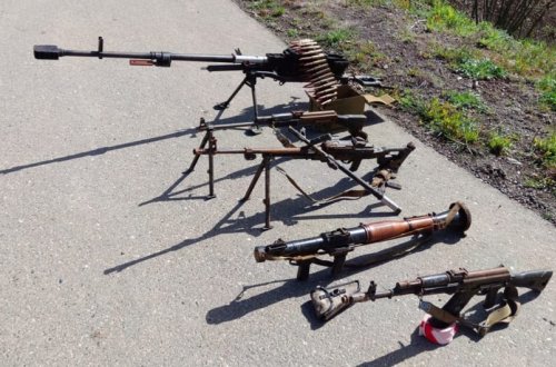 Ağdərədə odlu silahlar aşkarlanıb