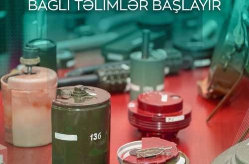 Yaylaqlara köç edəcək fermerlər üçün mina təhlükəsizliyi ilə bağlı təlimlər başlayır