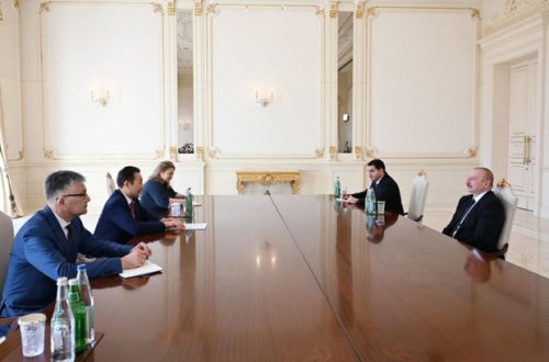 İlham Əliyev Kayrat Sarıbayı qəbul edib - YENİLƏNİB