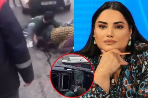 Aytən Səfərovanın düşdüyü qəzanın anbaan görüntüləri - VİDEO