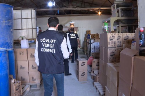 Bakıda saxta məhsulların kütləvi istehsalı ilə bağlı qanunsuz fəaliyyət aşkarlandı - FOTO