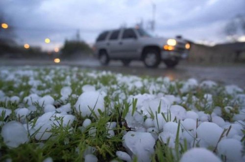 Xınalığa dolu düşüb - FAKTİKİ HAVA