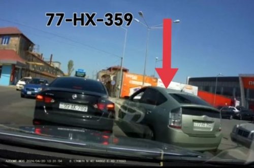 Bakıda “Prius” sürücüsü qadını vurub qaçdı - ANBAAN VİDEO