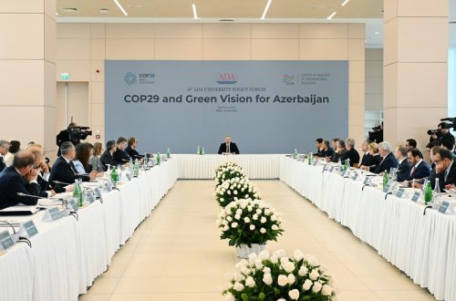 Prezident: COP29 beynəlxalq ictimaiyyətin Azərbaycana böyük hörmət və dəstəyinin təzahürüdür