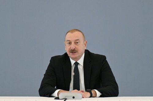 İlham Əliyev: Ermənistan istisna olmaqla, Avrasiya İqtisadi Birliyinə üzv ölkələrlə çox sıx tərəfdaşlıq münasibətlərimiz var