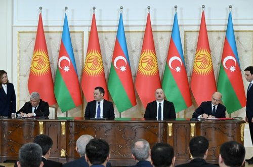 Azərbaycan Qırğızıstanla energetika əməkdaşlığına dair Anlaşma Memorandumu imzalayıb