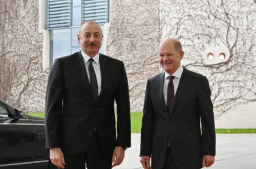 Berlində Almaniya və Azərbaycan liderlərinin təkbətək görüşü başlayıb - YENİLƏNİB