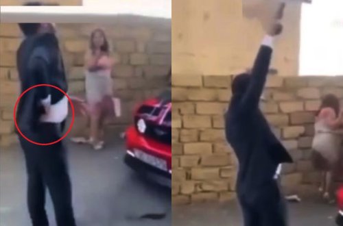 Azərbaycanda toyda qorxulu anlar: Atəş açıldı, bəy həbs edildi - VİDEO