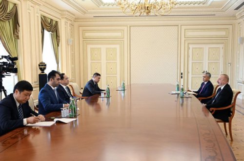 İlham Əliyev Xarici ölkələrlə dostluq üzrə Çin Xalq Assosiasiyasının sədrini qəbul edib - YENİLƏNİB + FOTO