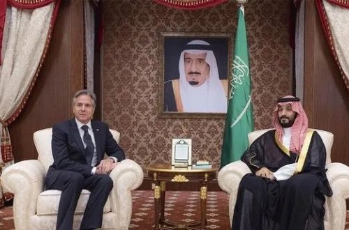 ABŞ dövlət katibi Blinken şahzadə Salmanla görüşüb