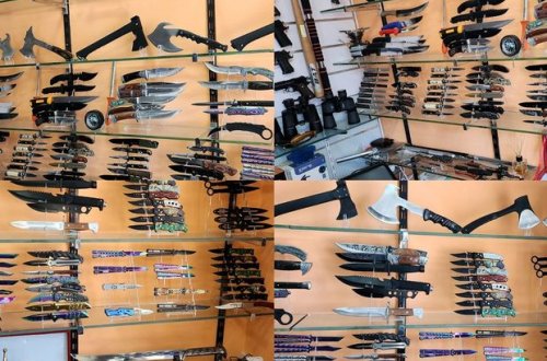 Bakıda müxtəlif təyinatlı kəsici-deşici alətlərin satışının qarşısı alınıb - VİDEO