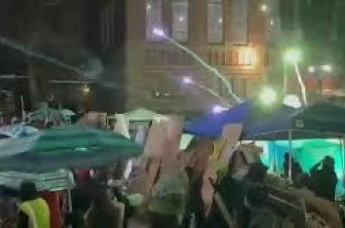 ABŞ-da Qəzzaya dəstək düşərgəsinə hücum edilib