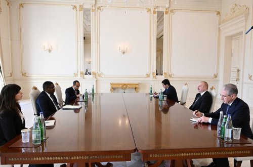 Prezident İlham Əliyev BMT Baş katibinin xüsusi müşavirini qəbul edib - YENİLƏNİB