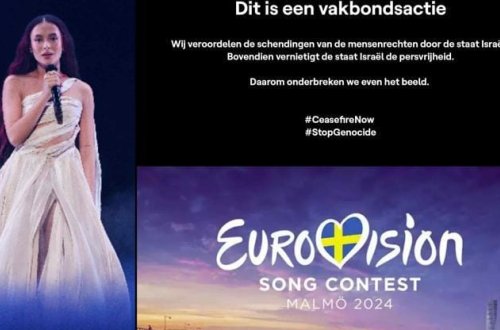 Belçikanın VRT kanalı Eurovision yayımını dayandıraraq İsrailə etiraz etdi