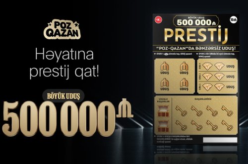 “Poz-Qazan” tarixində bənzərsiz uduşlu yeni “Prestij” lotereyası satışda
