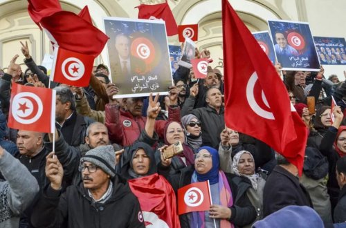 Tunisdə ədalətli prezident seçkiləri üçün etiraz aksiyası keçirilir