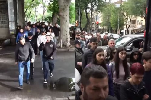 Ermənistanda vətəndaş itaətsizliyi aksiyası yenidən alovlandı: Saxlanılanlar var - YENİLƏNİB + VİDEO