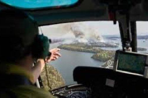 Kanadada meşə yanğını baş verib